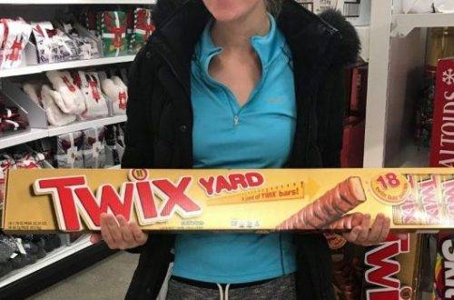 Giant Twix bar.